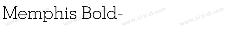 Memphis Bold字体转换